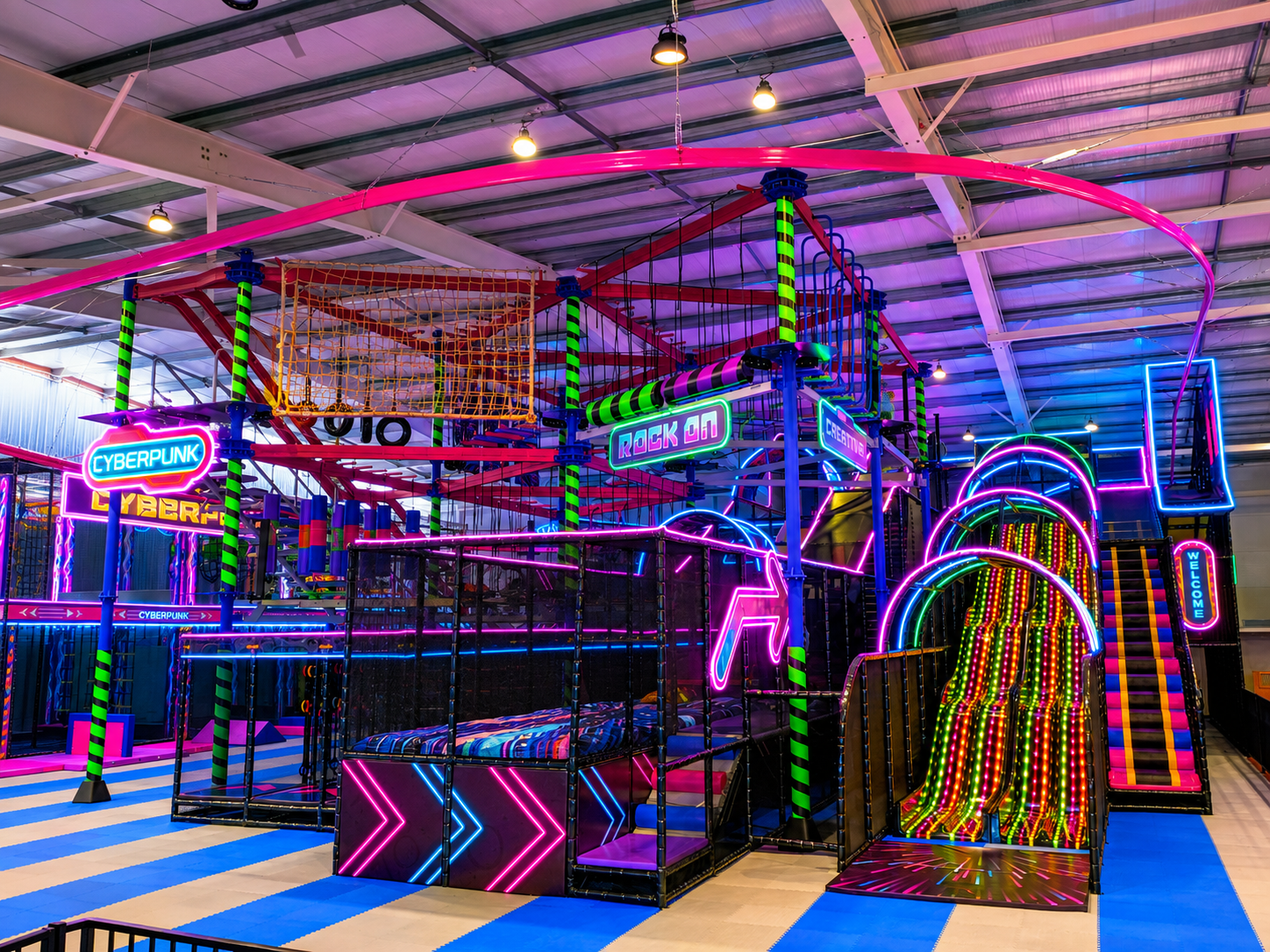 The ninja course at Hutt Park Indoor Sports
