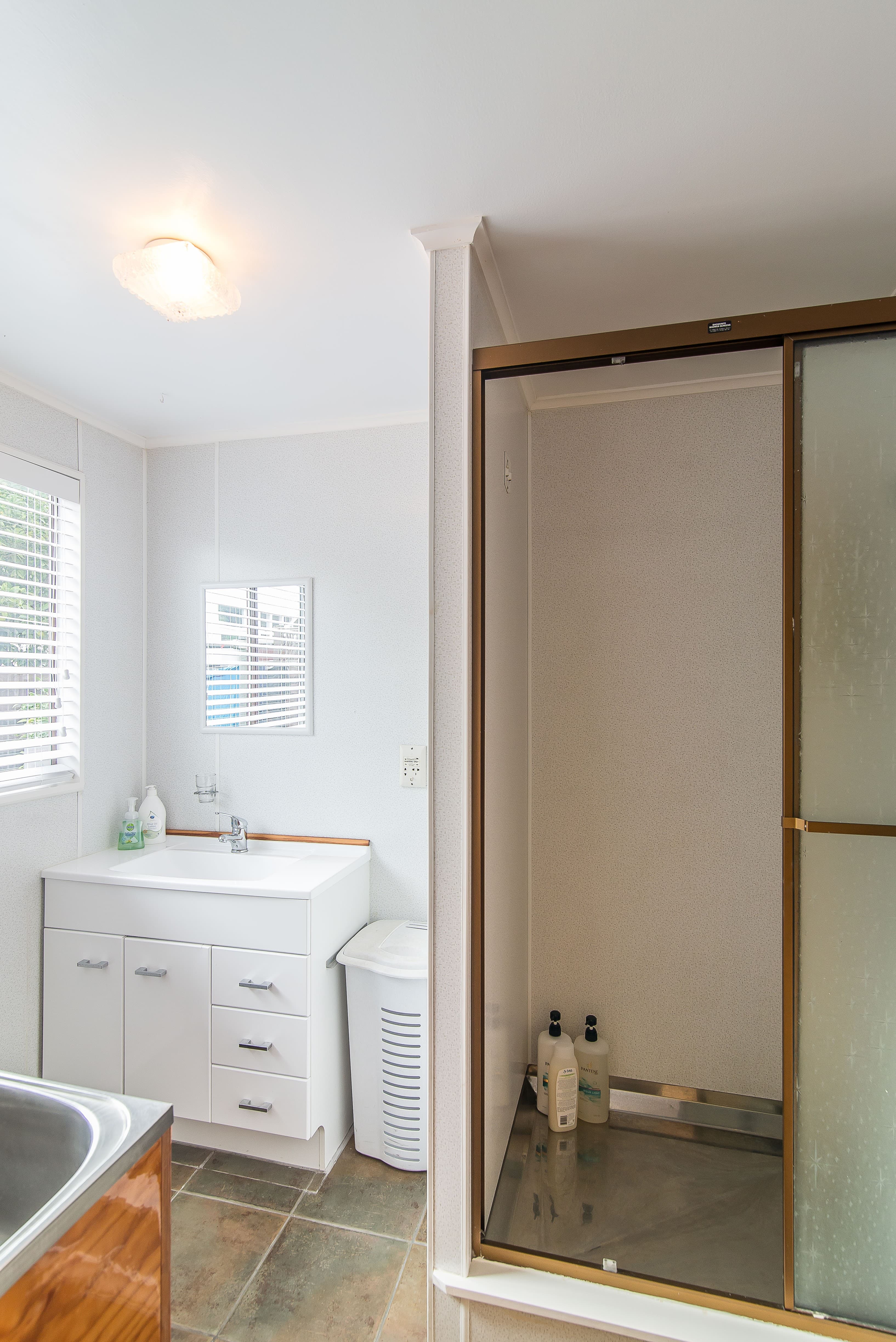 The bathroom