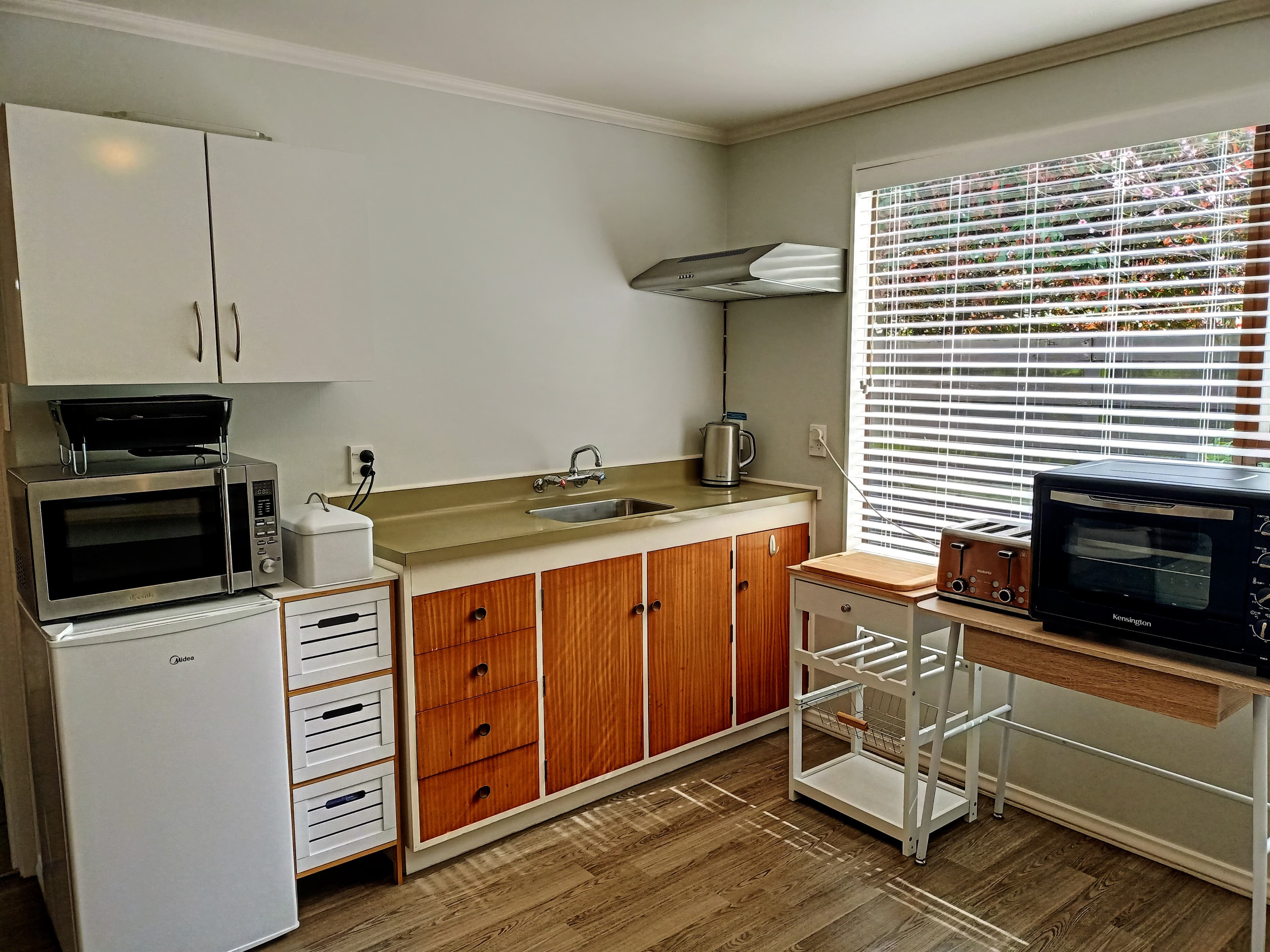 The kitchenette