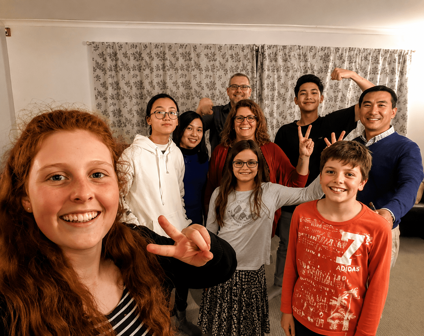 Minh and family